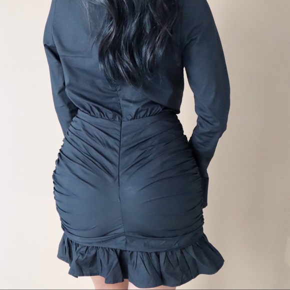 BERLIN LONG SLEEVE MINI DRESS - Picture 4 of 4